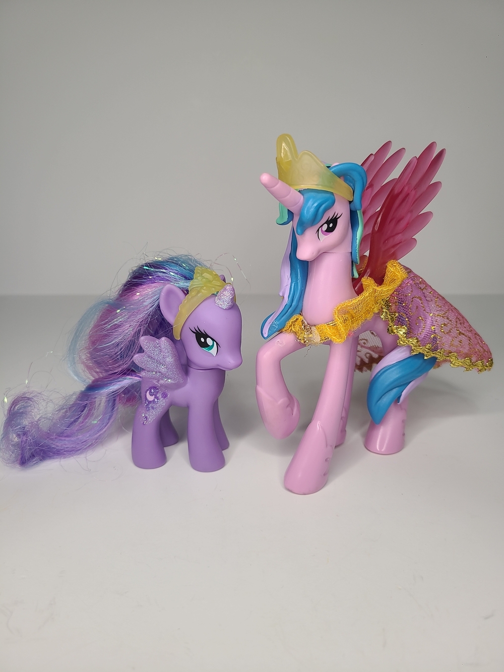 My Little Pony G4 Princess Celestia & Princess Luna Canterlot Set Figures RARE